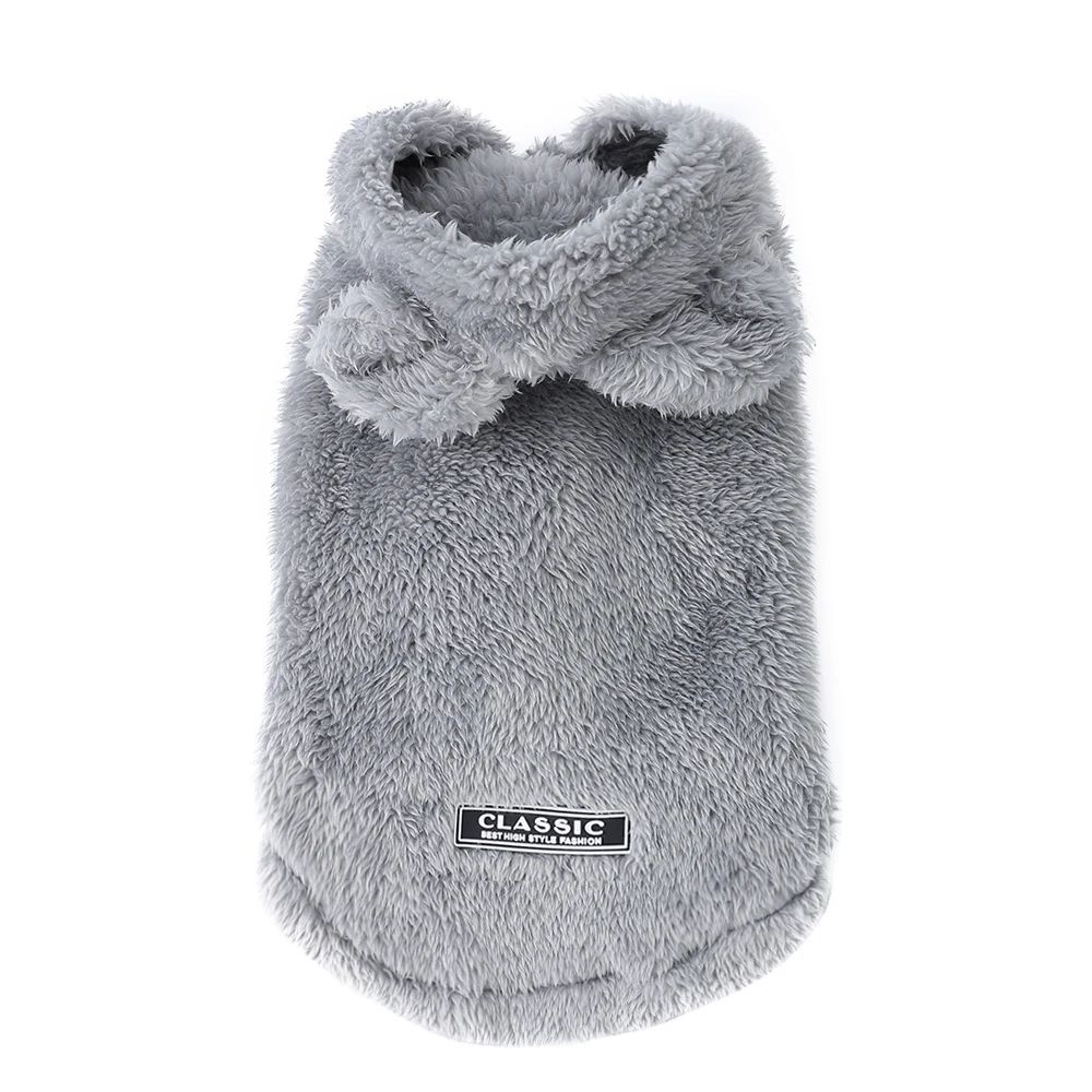 Warm Fleece Cat Hoodie Sweater For Small Pets 6