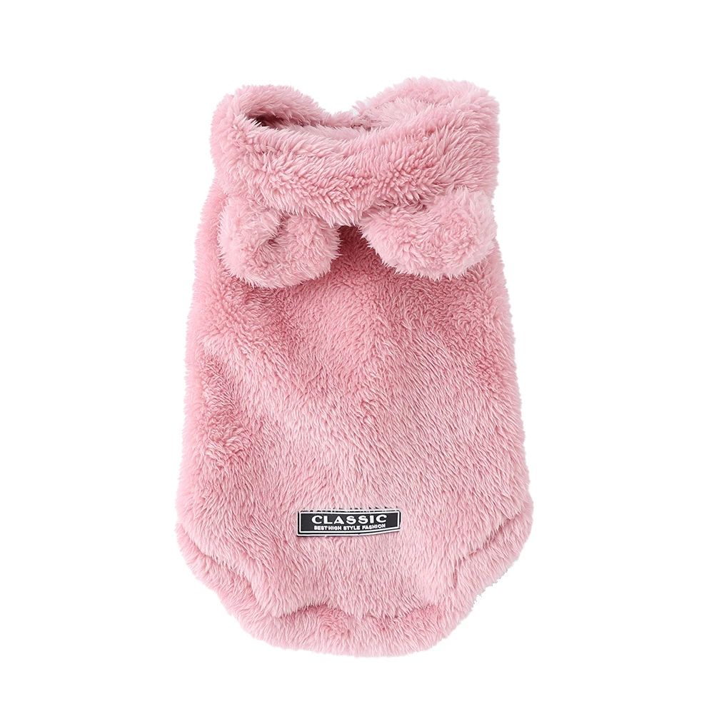 Warm Fleece Cat Hoodie Sweater For Small Pets 7