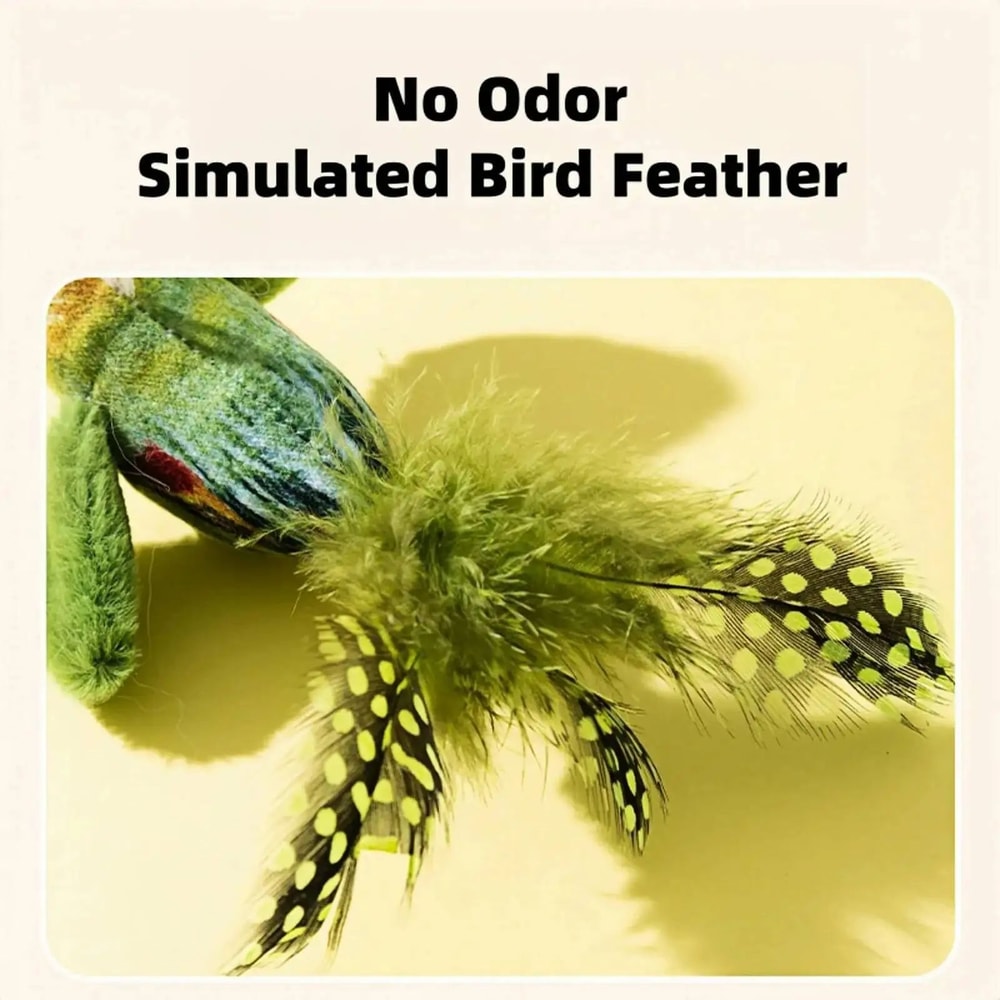 Interactive Hanging Bird Cat Teaser Toy 7