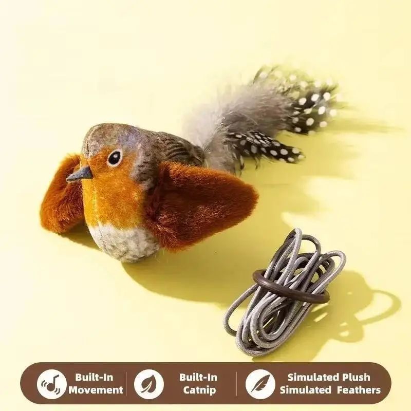 Interactive Hanging Bird Cat Teaser Toy 27