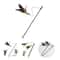 Interactive Feather Cat Teaser Wand Toy Rod 2