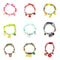 Colorful Braided Pet Collar With Bell 2