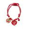 Colorful Braided Pet Collar With Bell 14