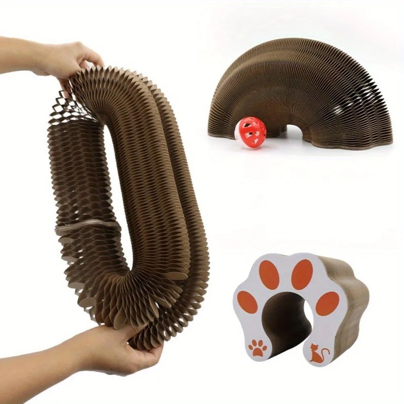 Twistable Cardboard Cat Scratcher Toy 6