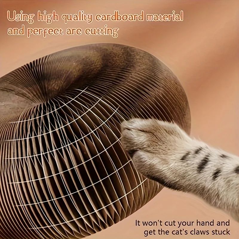 Twistable Cardboard Cat Scratcher Toy 8