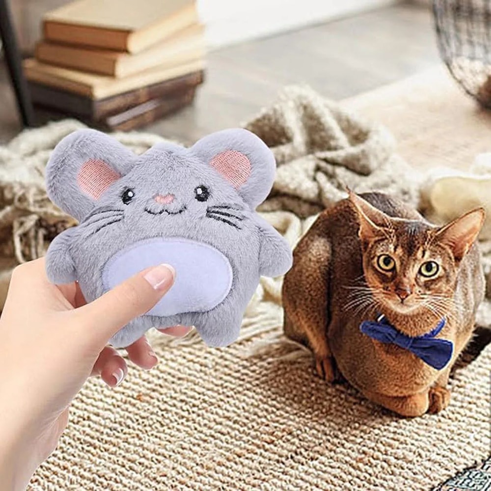 Plush Cartoon Animal Mouse Pet Toy 1