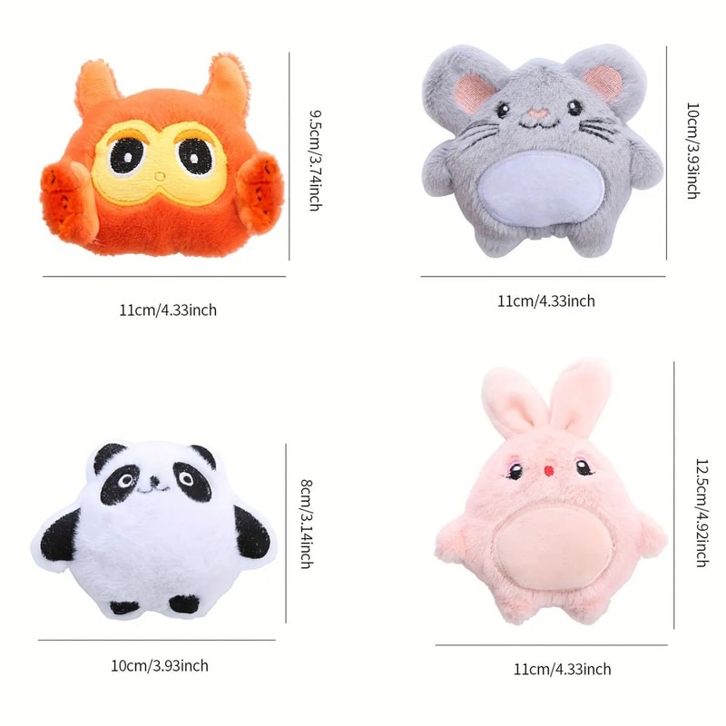 Plush Cartoon Animal Mouse Pet Toy 5
