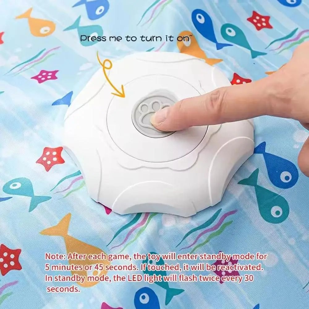 Automatic Turntable Interactive Cat Feather Toy 4