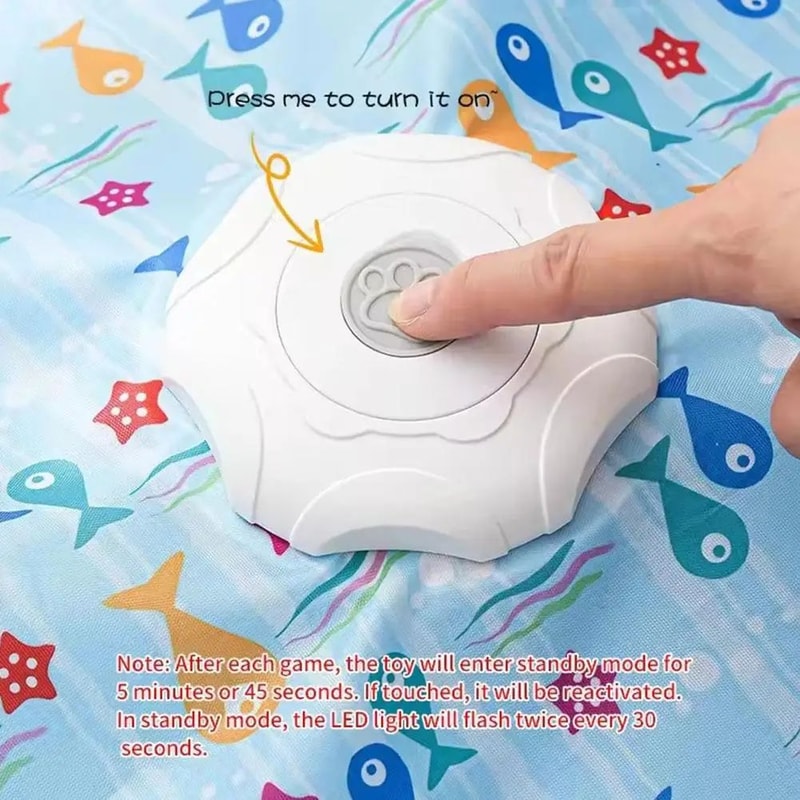 Automatic Turntable Interactive Cat Feather Toy 4