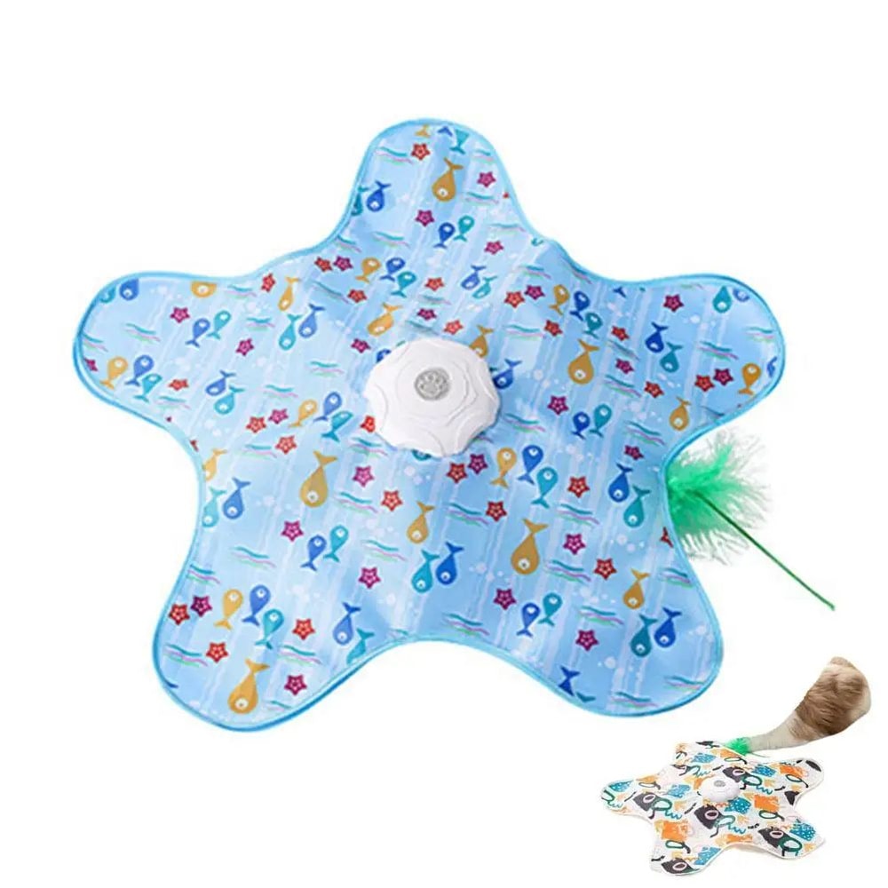 Automatic Turntable Interactive Cat Feather Toy 7