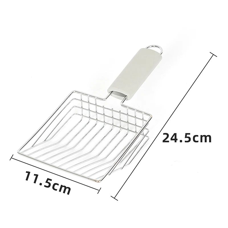 Heavy Duty Stainless Steel Cat Litter Scoop 6