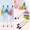 Retractable Feather Teaser Wand Cat Toy Set 5