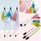 Retractable Feather Teaser Wand Cat Toy Set 5