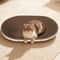Oval Corrugated Cat Scratcher Bed And Furniture Protector 0