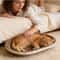 Oval Corrugated Cat Scratcher Bed And Furniture Protector 2