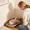 Oval Corrugated Cat Scratcher Bed And Furniture Protector 3