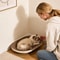 Oval Corrugated Cat Scratcher Bed And Furniture Protector 3