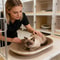 Oval Corrugated Cat Scratcher Bed And Furniture Protector 4