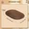 Oval Corrugated Cat Scratcher Bed And Furniture Protector 12