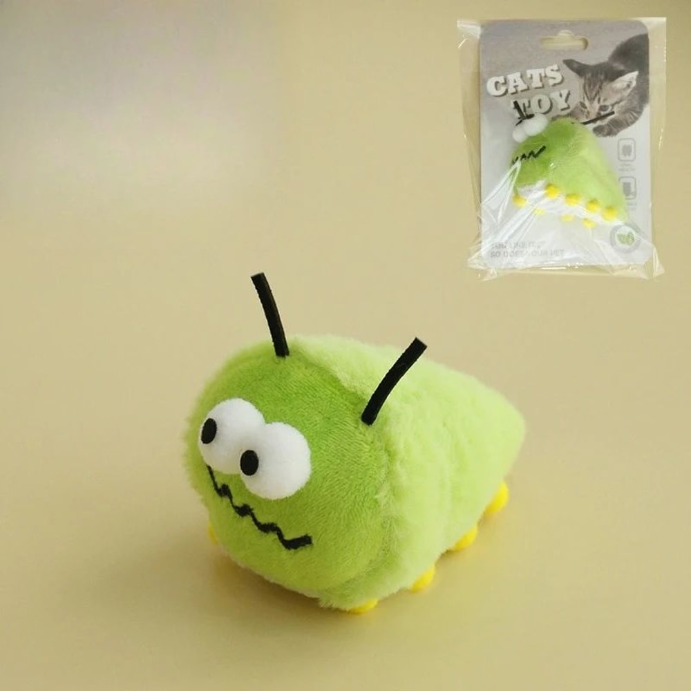 Interactive Catnip Plush Bug Chew Toy 2