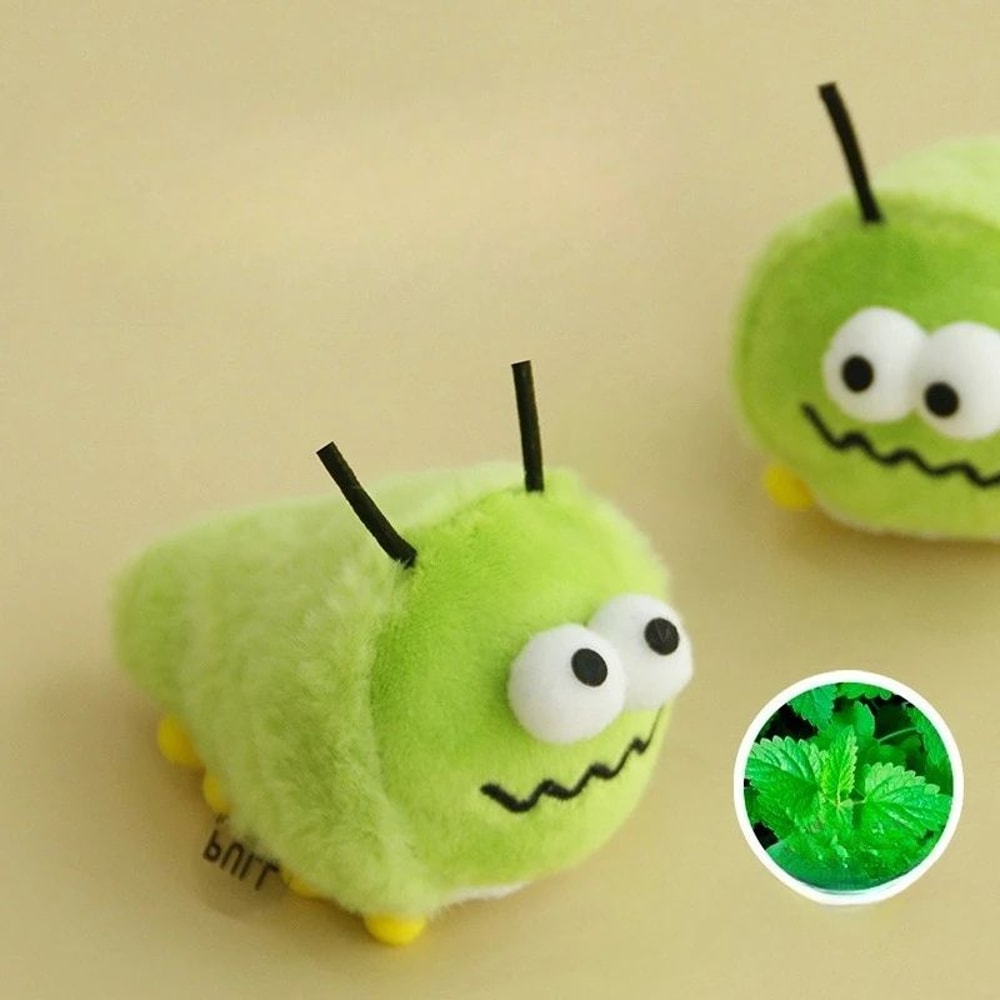 Interactive Catnip Plush Bug Chew Toy 3