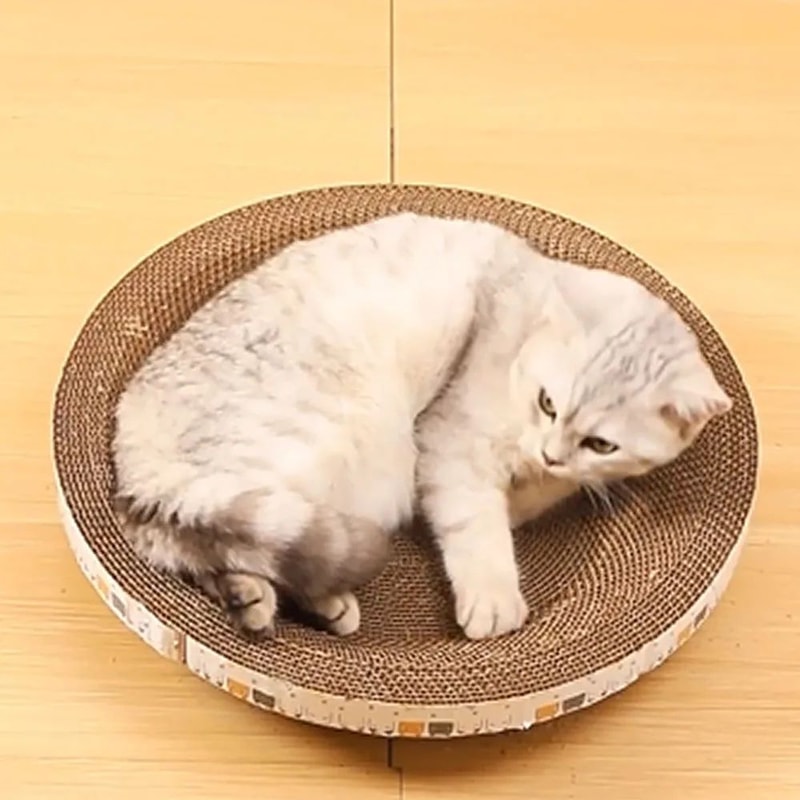 Corrugated Cat Scratcher Bed And Claw Grinding Lounge 1