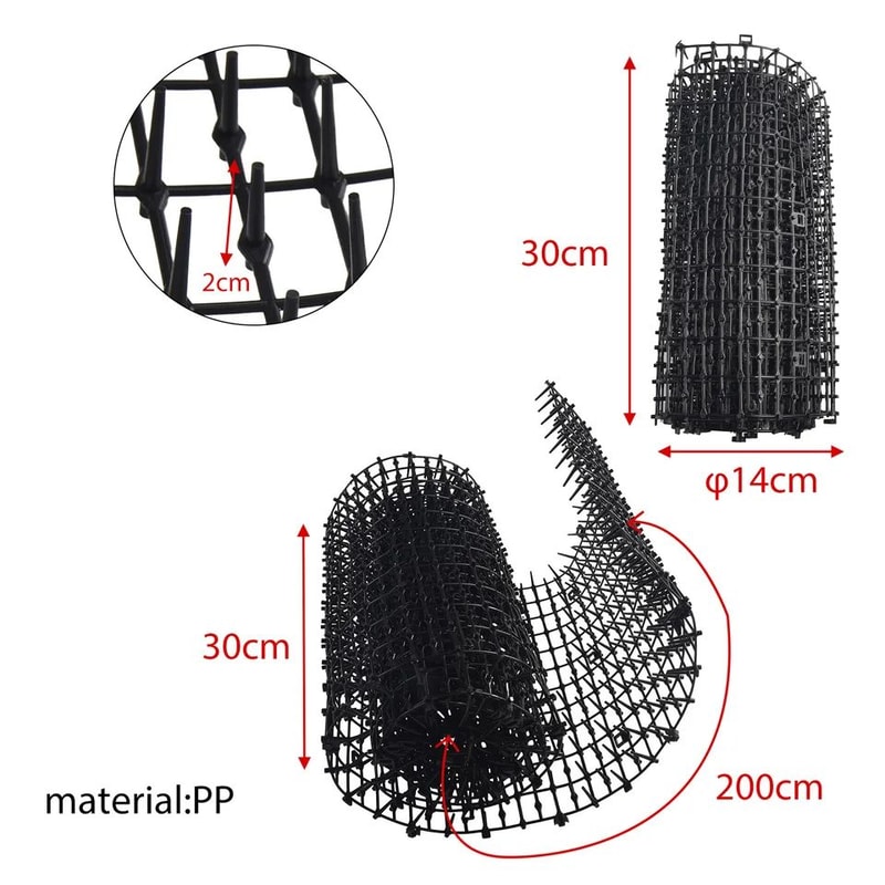 Garden Anti Cat Prickle Deterrent Mat 3