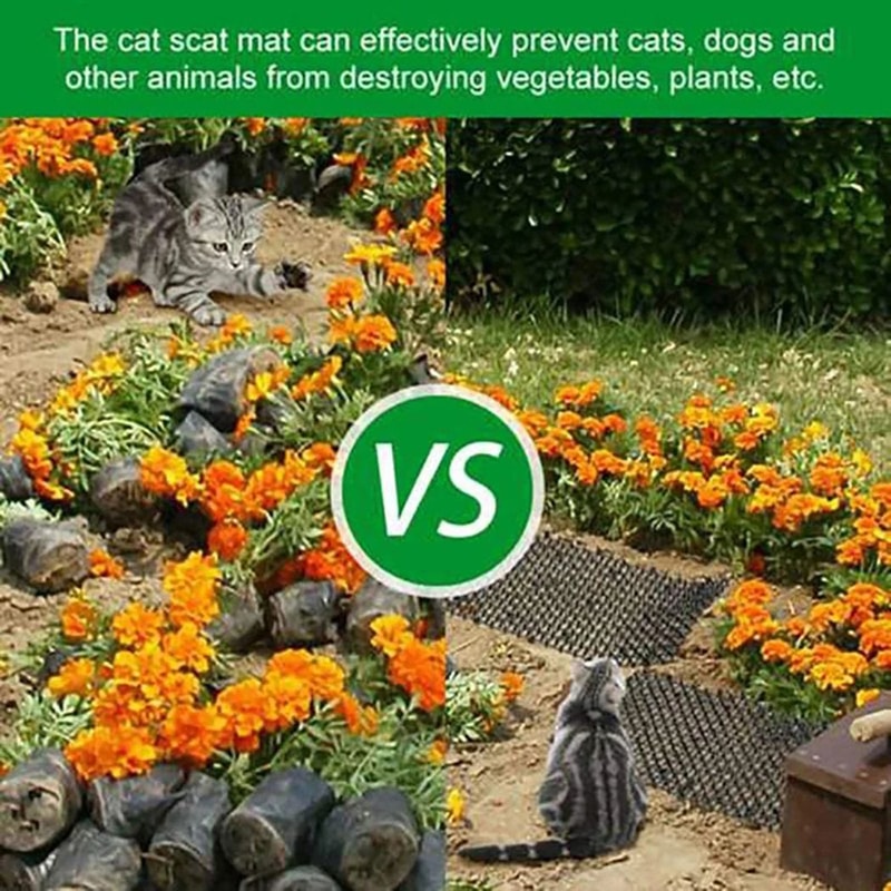 Garden Anti Cat Prickle Deterrent Mat 6