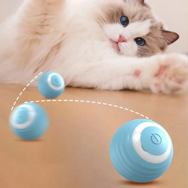 Rechargeable Interactive Rolling Cat Ball Toy 4
