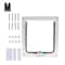 Weatherproof 4 Way Locking Cat Door 10