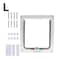 Weatherproof 4 Way Locking Cat Door 11