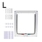 Weatherproof 4 Way Locking Cat Door 11