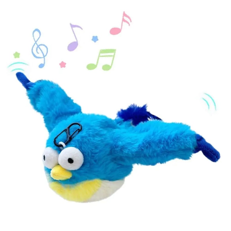 Interactive Flapping Bird Cat Toy With Catnip 8