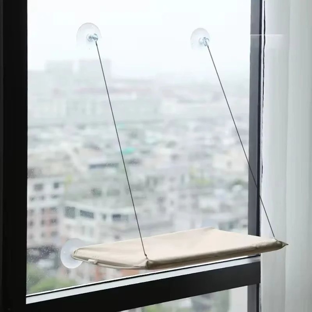 Ultra Soft Window Mounted Cat Hammock Bed 6