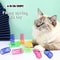 Colorful Spiral Spring Interactive Cat Toy 0