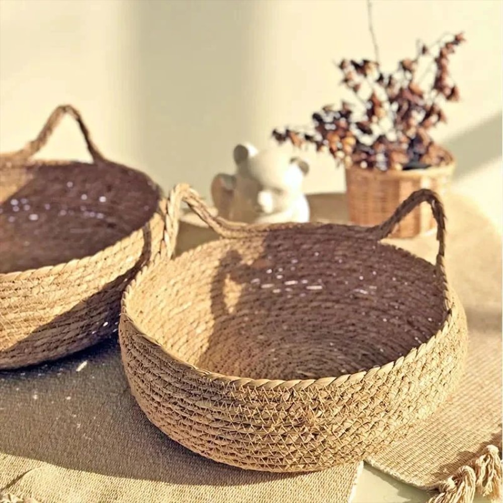 Hand Woven Rattan Cat Nest Bed 2