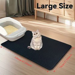 waterproof double layer cat litter box trapping mat