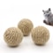 Eco Friendly Sisal Cat Chew And Fetch Ball 1