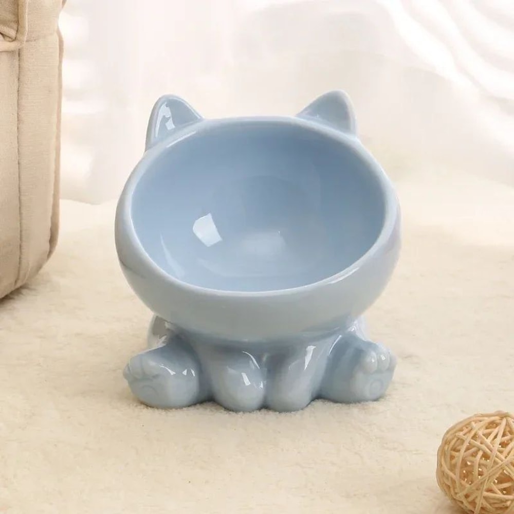 Elevated Ceramic Cat Food And Water Bowl 6