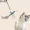 Dragonfly Feather Interactive Cat Wand Toy 3