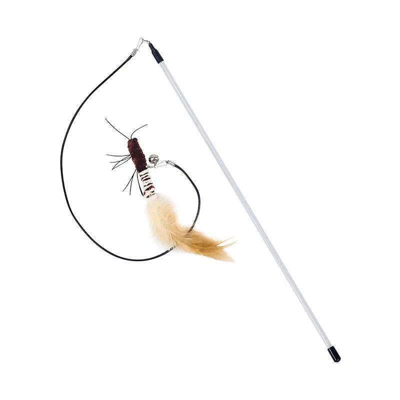Dragonfly Feather Interactive Cat Wand Toy 6