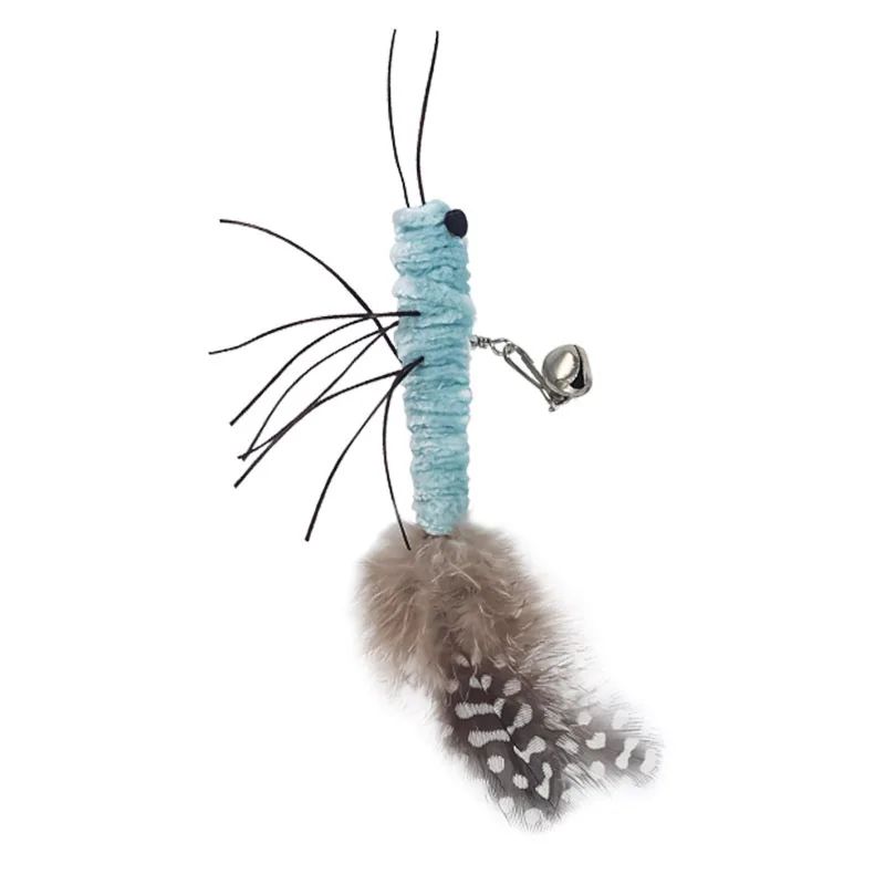 Dragonfly Feather Interactive Cat Wand Toy 10