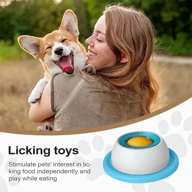 Yogurt Lick Mat Slow Feeder Bowl For Pets 2