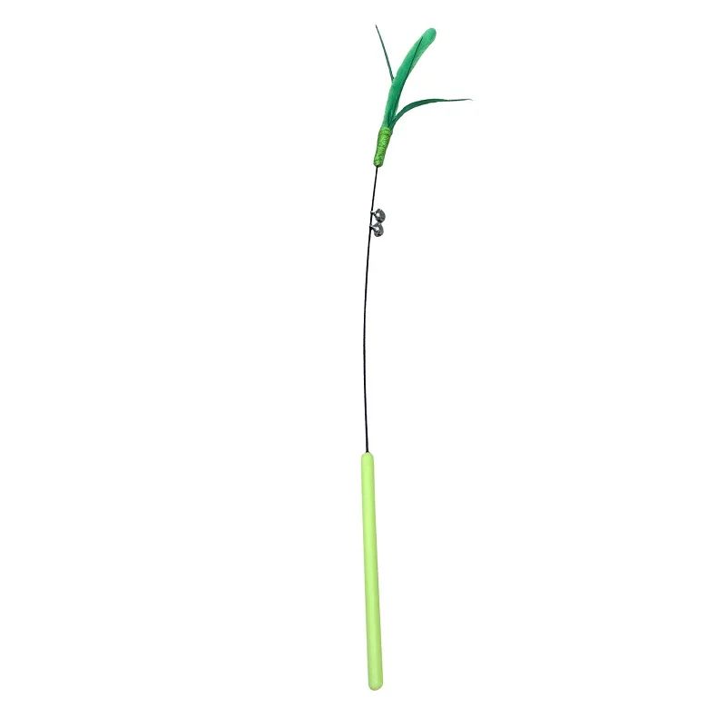 Interactive Feather Wand Cat Teaser Toy 6