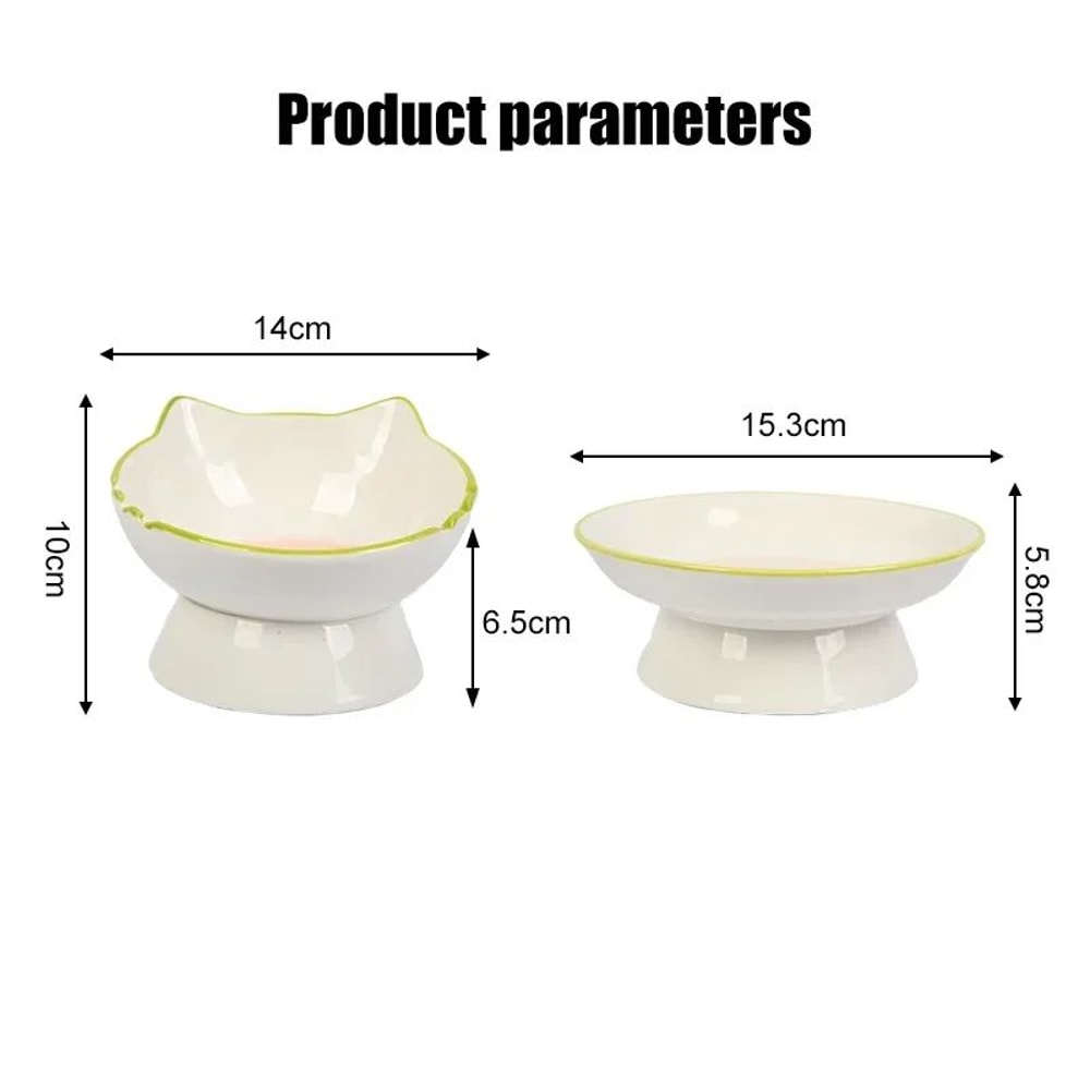 Elevated Cat Food And Water Bowl 5