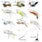 Interactive Feather Bird Cat Teaser Wand Toy 5