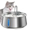 4L Stainless Steel Automatic Cat Water Fountain With Multi Layer Filtration 0