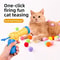Interactive Cat Ball Launcher Toy Gun With Silent Plush Balls 5