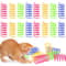 Colorful Cat Spring Coil Toys Interactive Kitten Play Set 6