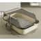 Semi Covered Cat Litter Box With Scoop 0
